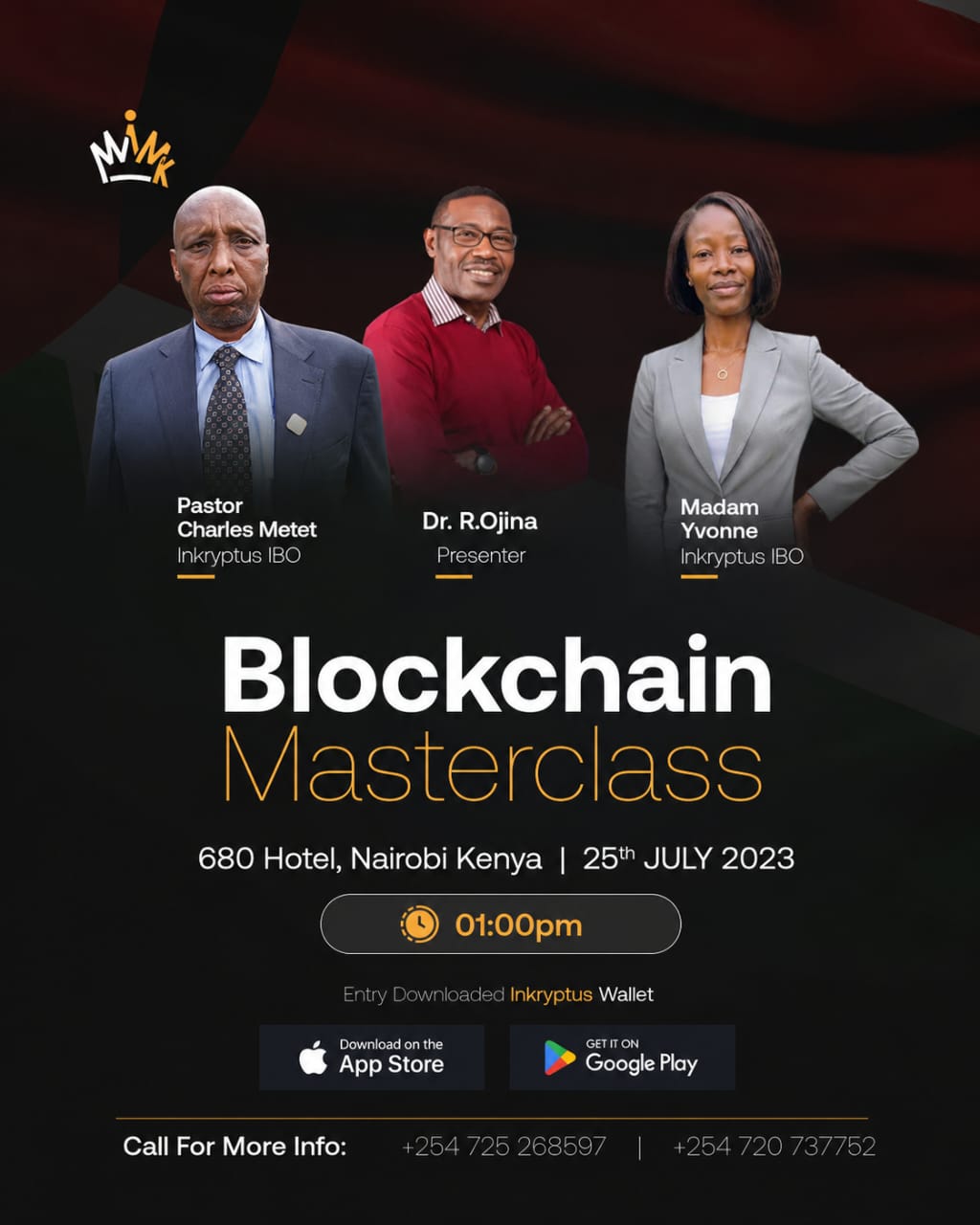 Inkryptus Masterclass II – Nairobi, 19th April